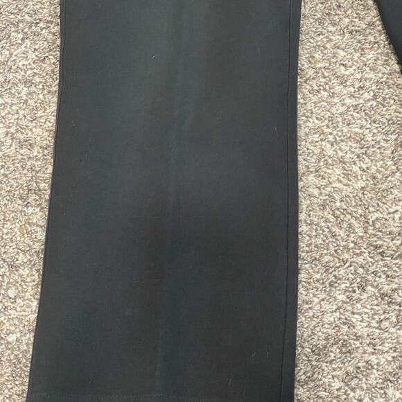 St.John Sport Black Denim Cropped Straight Leg Pants 4 - Picture 8 of 10